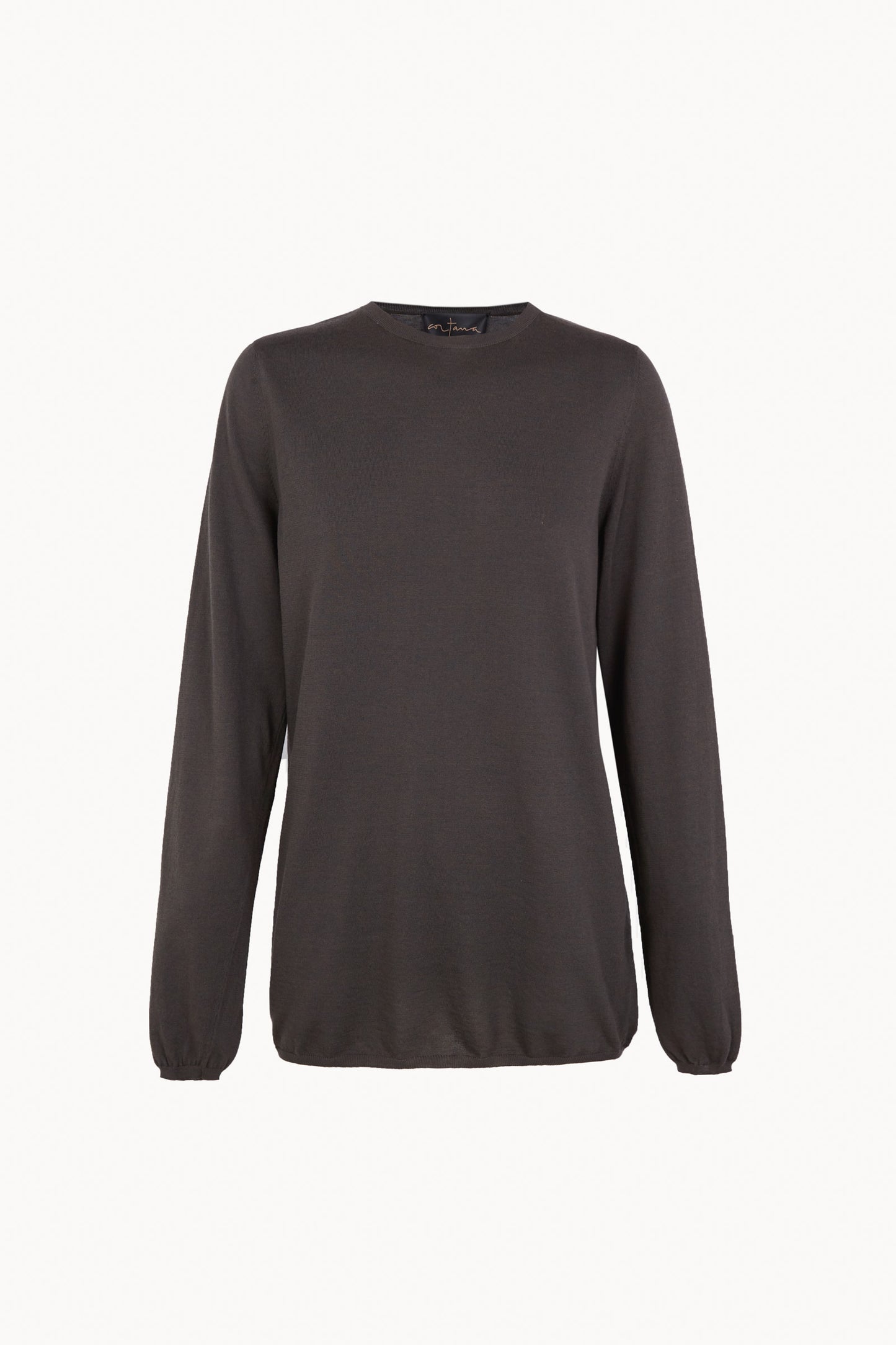 Liora, jersey de punto de algodon y seda grafito