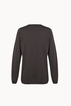 Liora, jersey de punto de algodon y seda grafito