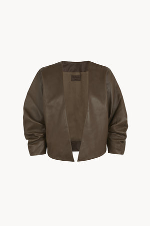 Lira leather, khaki leather jacket