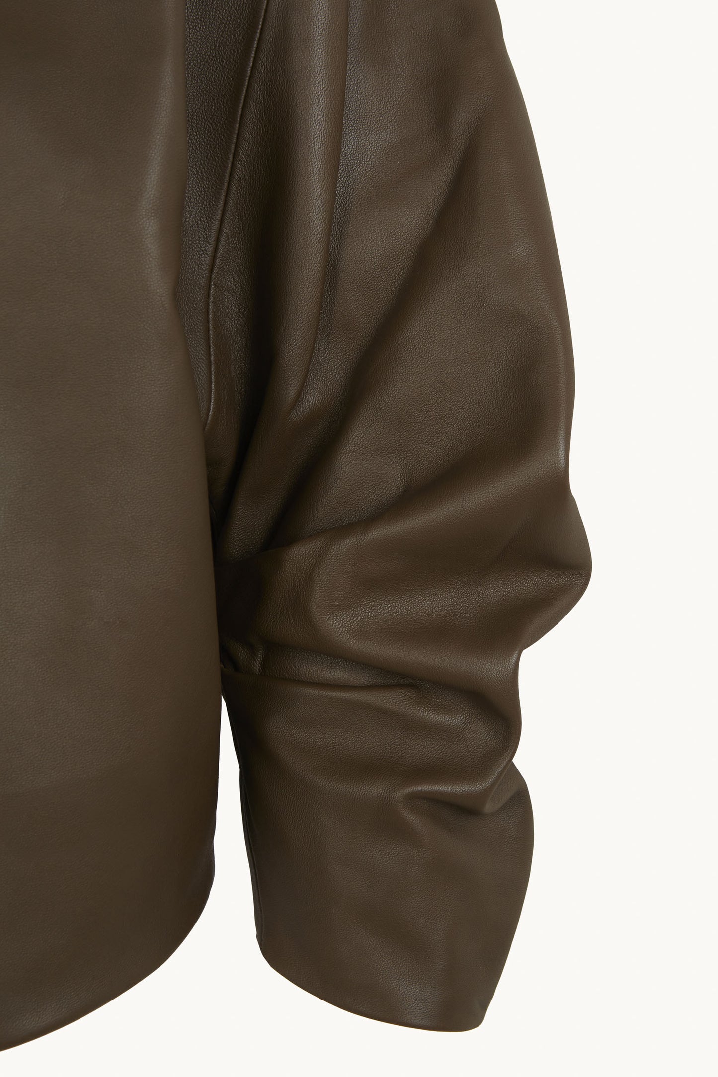 Lira leather, khaki leather jacket