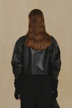 Lira leather, khaki leather jacket