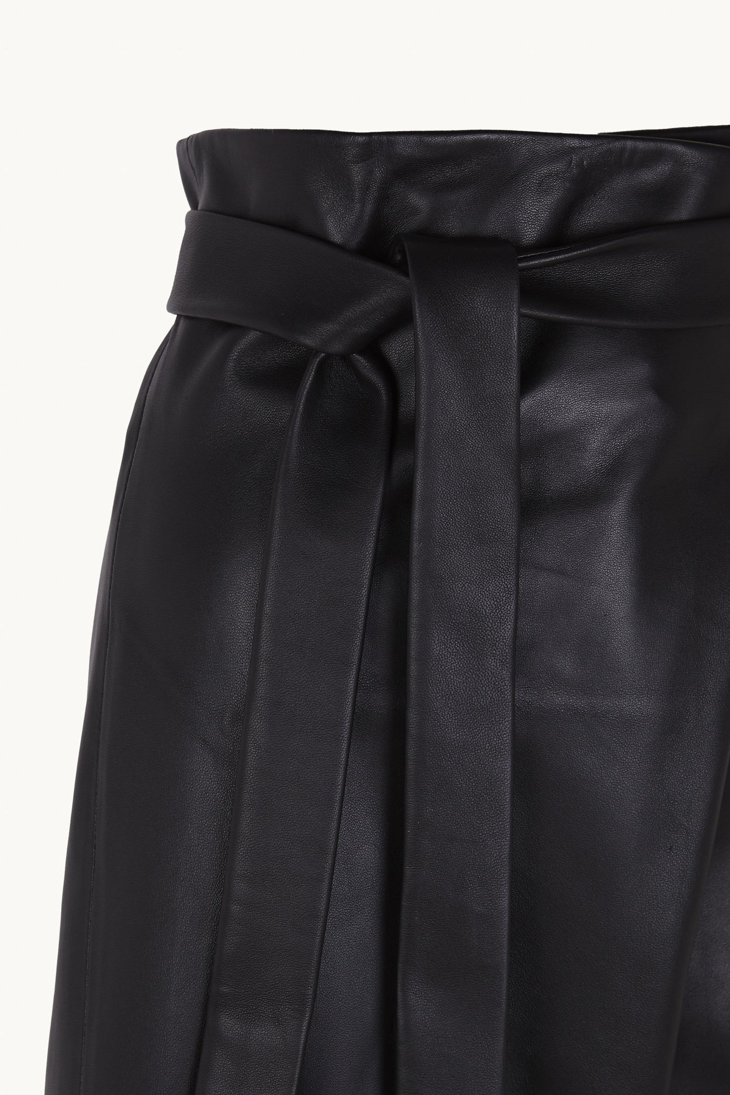 Lira leather, khaki leather trousers