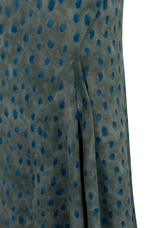 Lou, ciro print silk dress