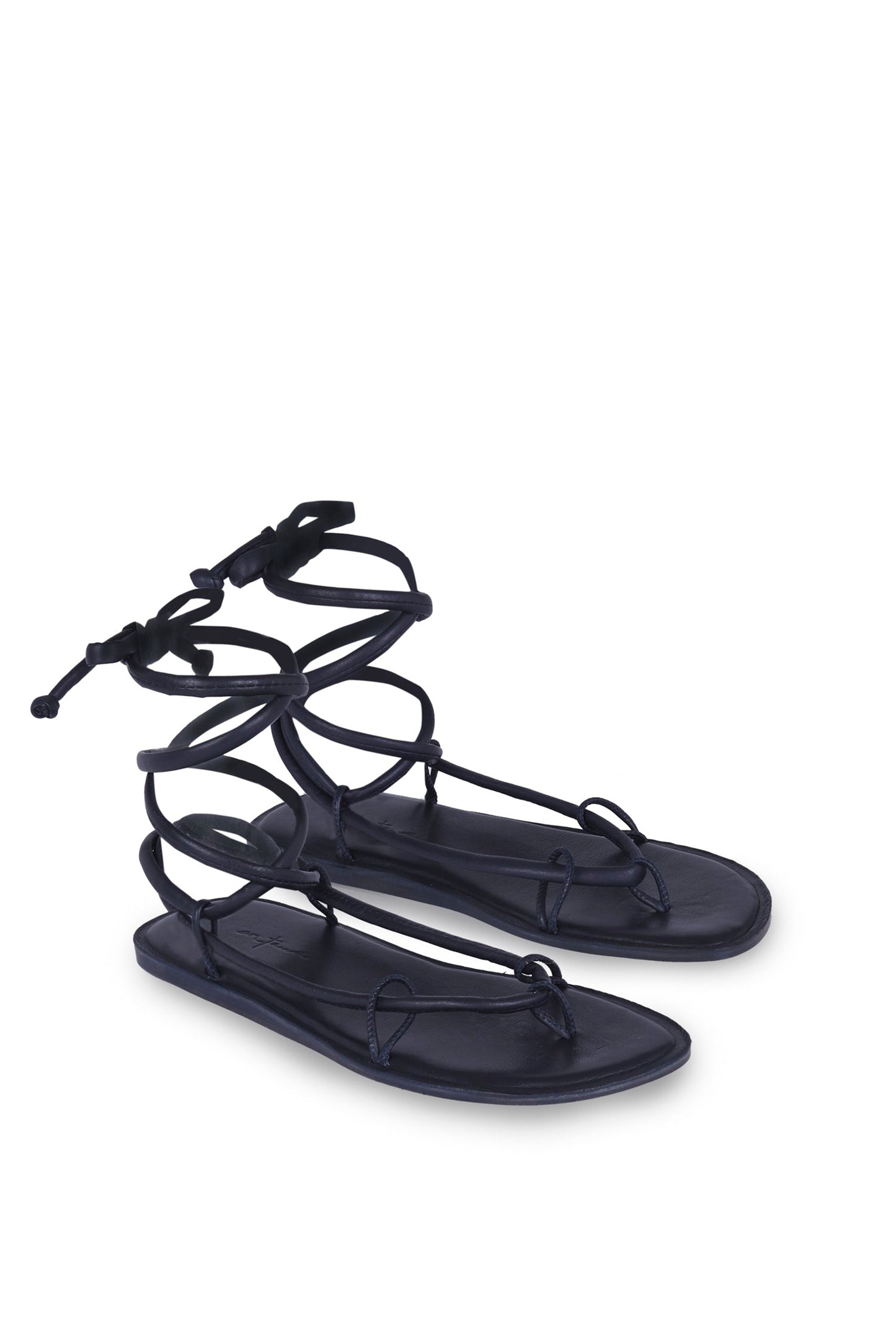 Lou, bluenero flat sandal