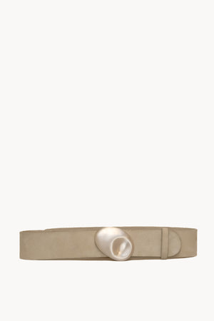 Lucia L, stone suede jewel belt