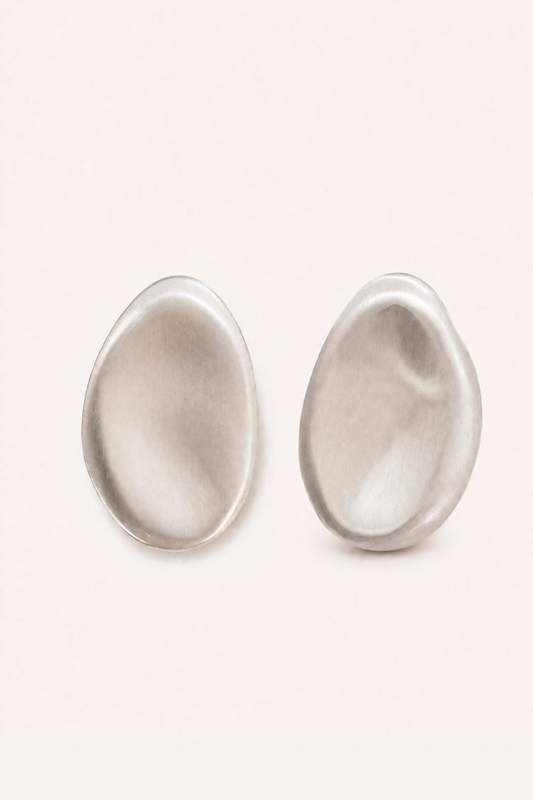 Lucia M, silver earrings