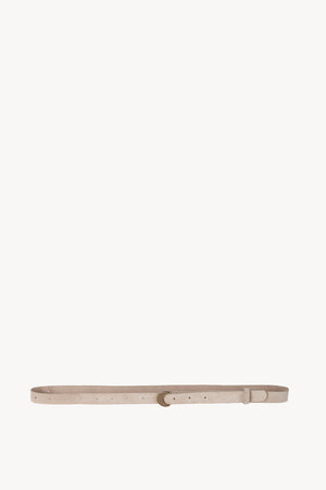 Luna, beige suede belt