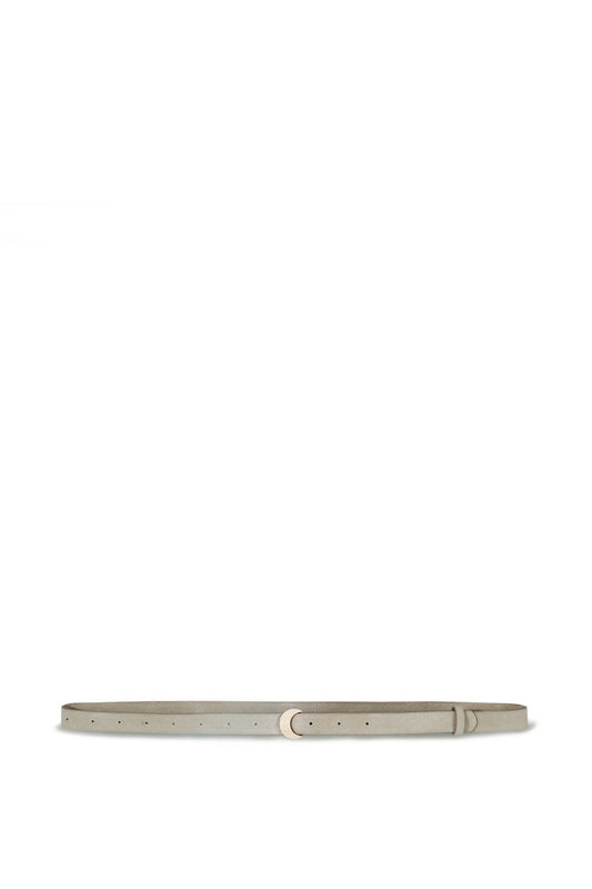 Luna, taupe suede belt