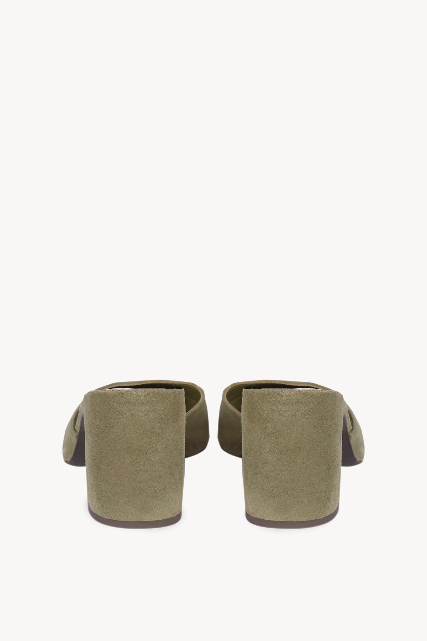 Luna, mule en ante verde mate