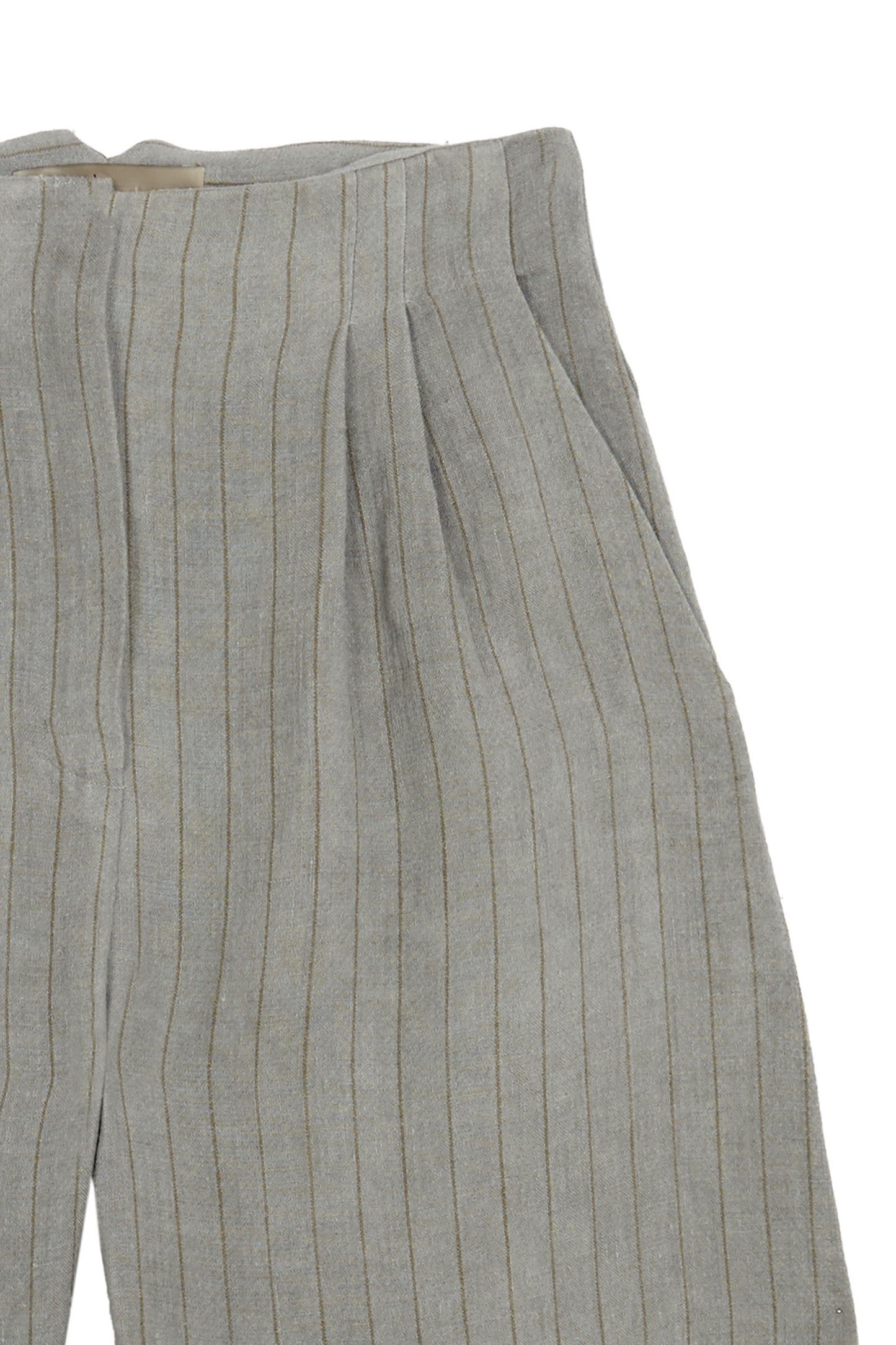 Lupe, sky blue striped linen pants