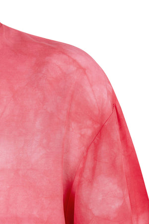 Lupita, camisa en seda pink maltinto