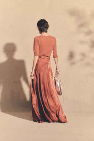 Lava, red maltinto skirt