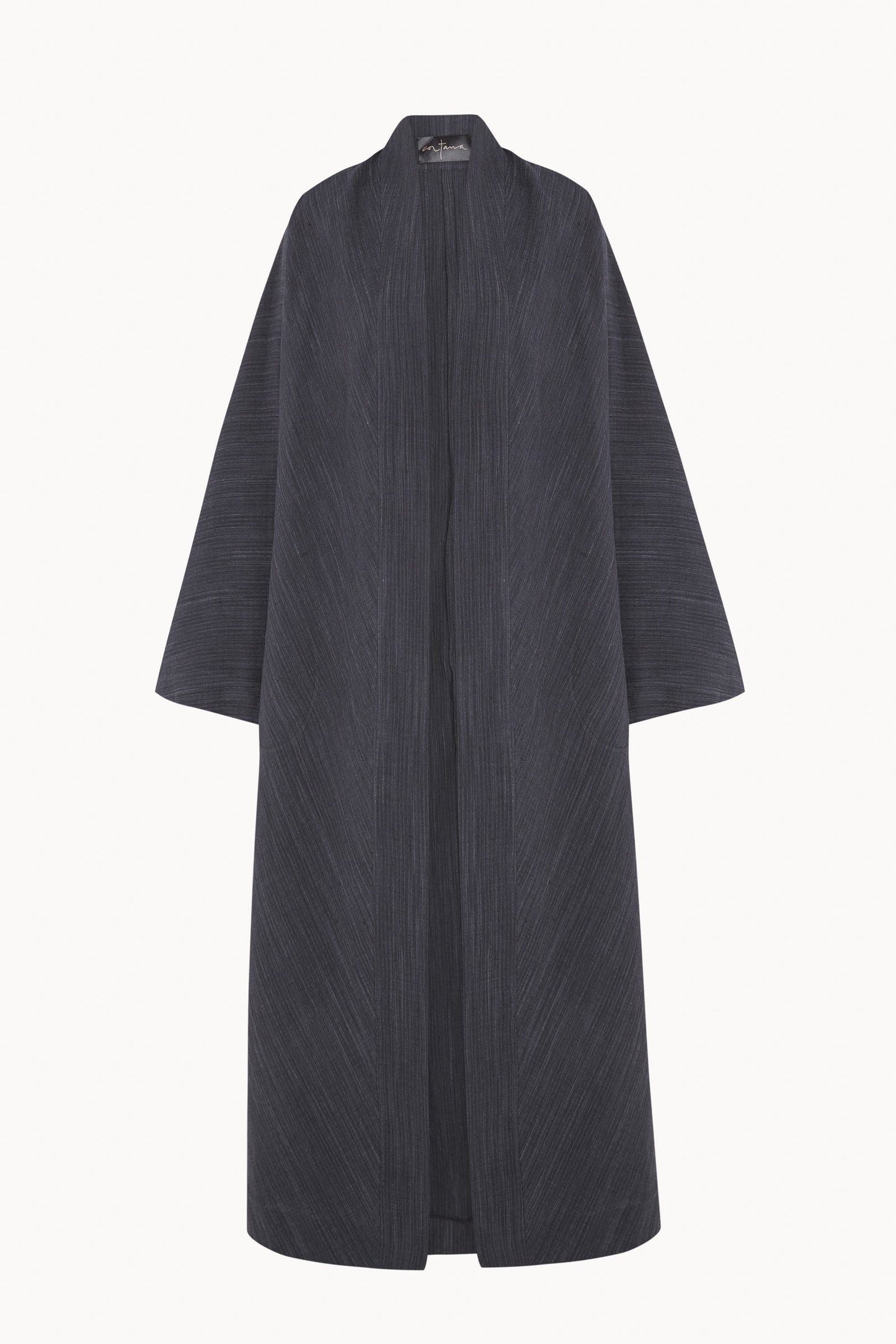 Marina, chaqueta larga denim oscuro