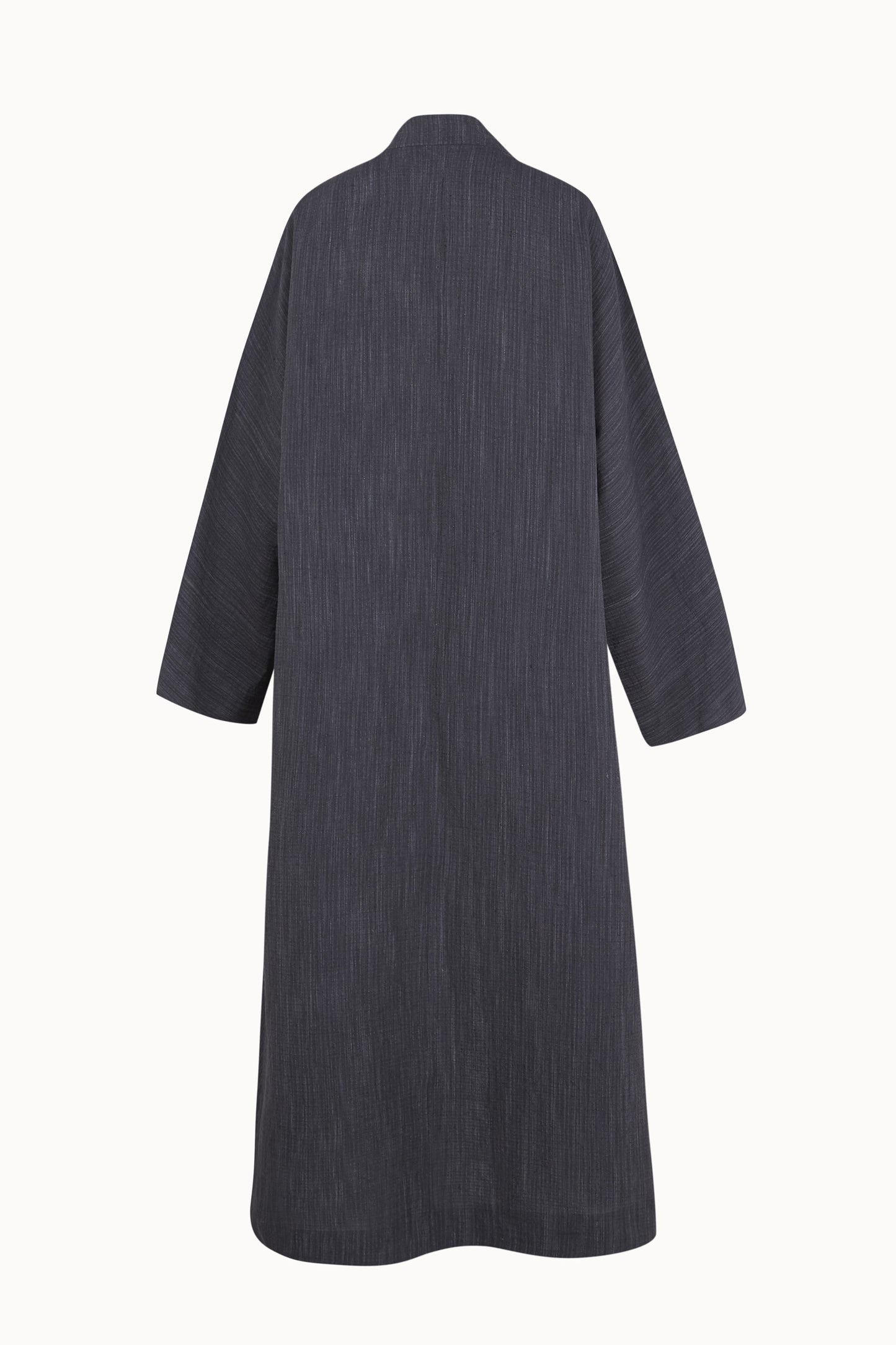 Marina, chaqueta larga denim oscuro