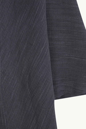 Marina, chaqueta larga denim oscuro