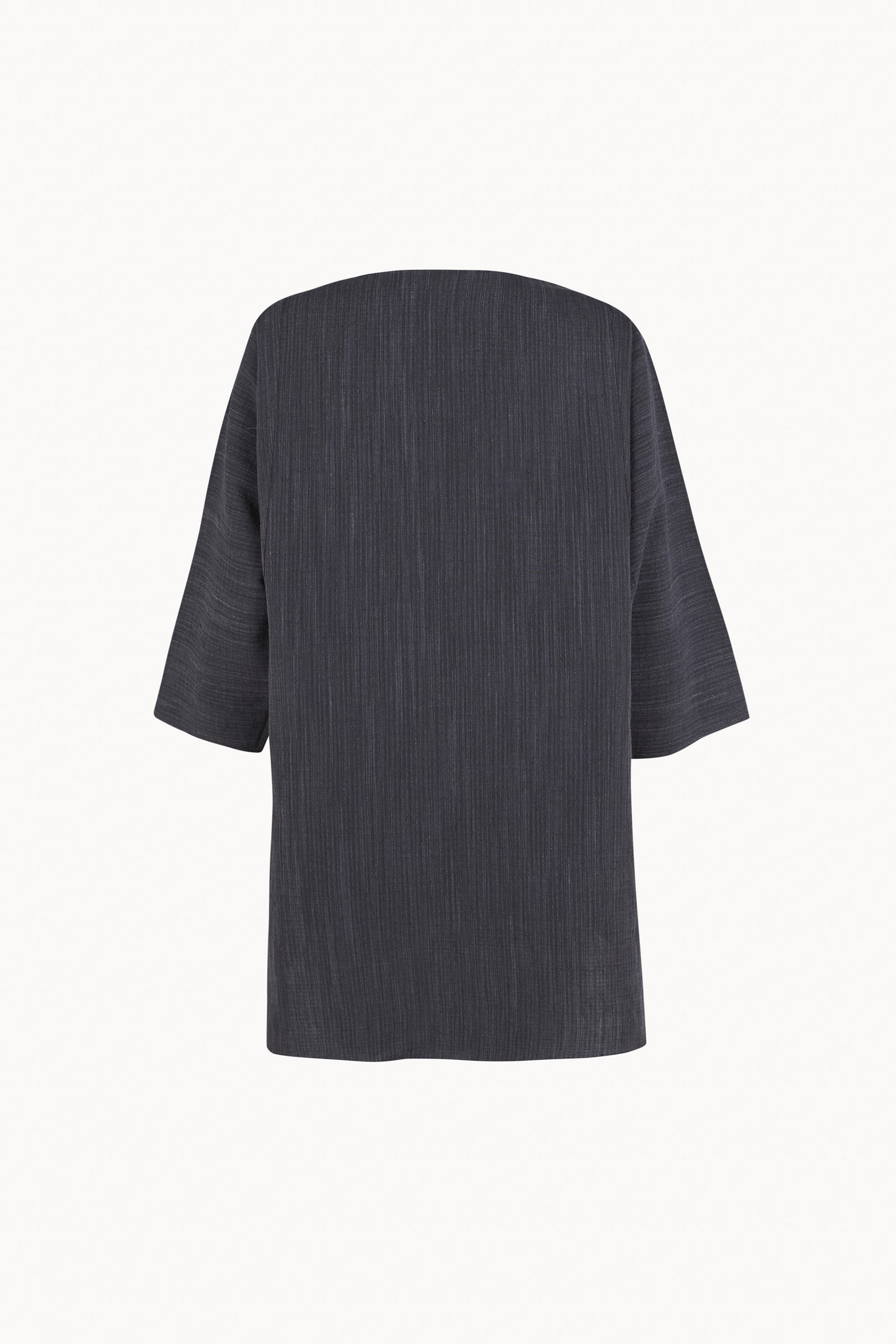 Marina, camisa oversize denim oscuro