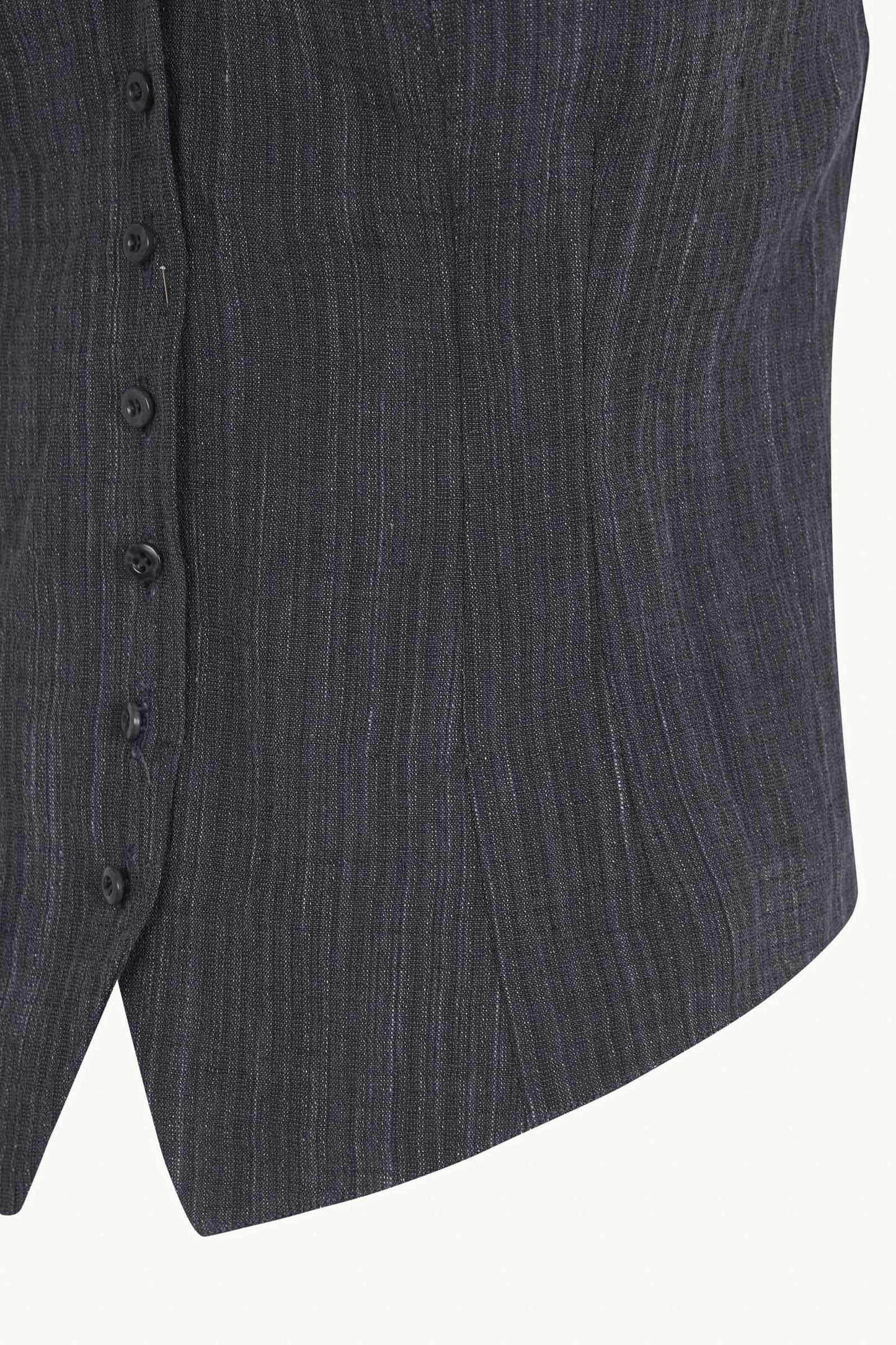 Marina, chaleco halter denim oscuro