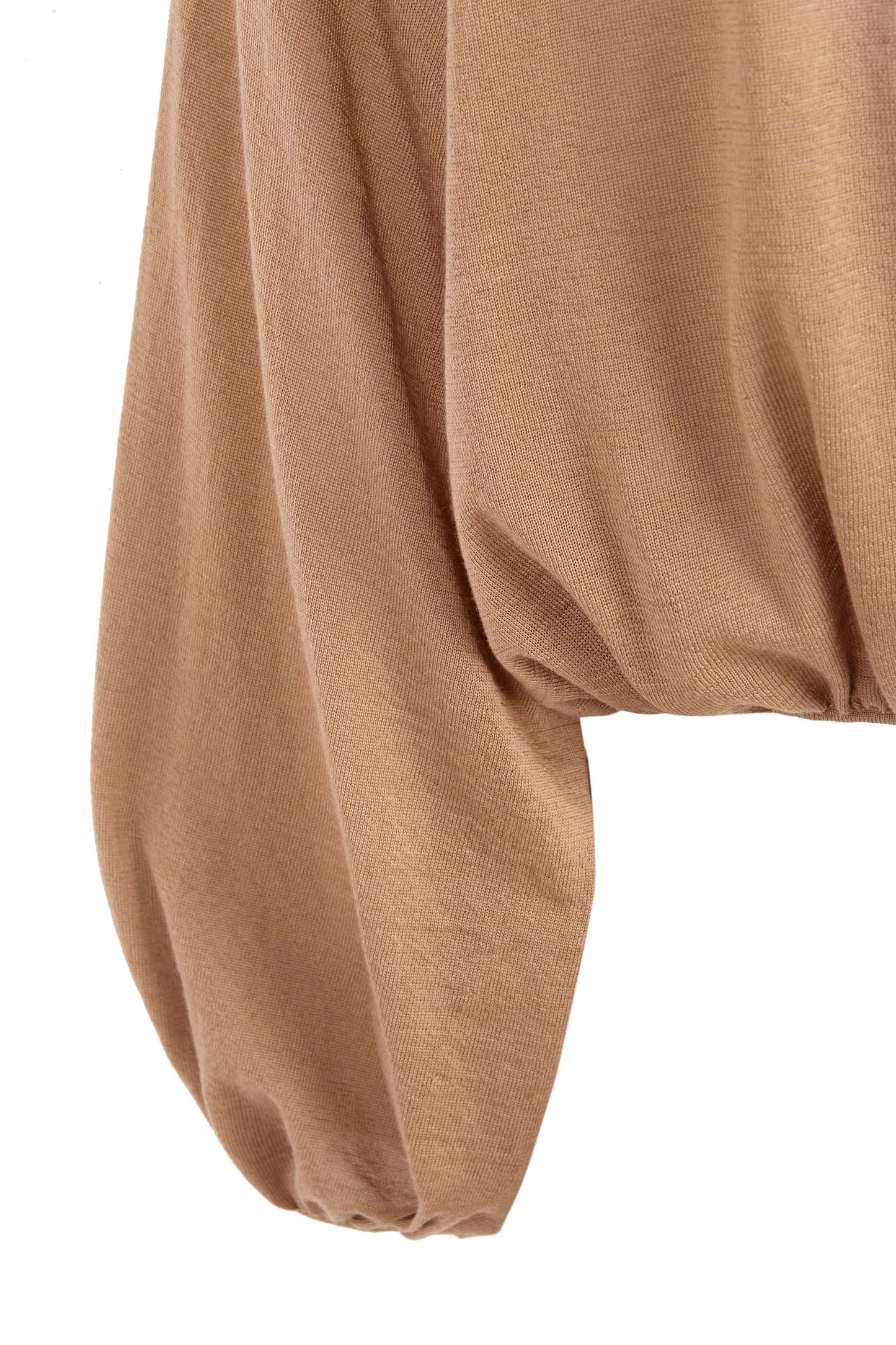 Maris, cocoa cashmere top