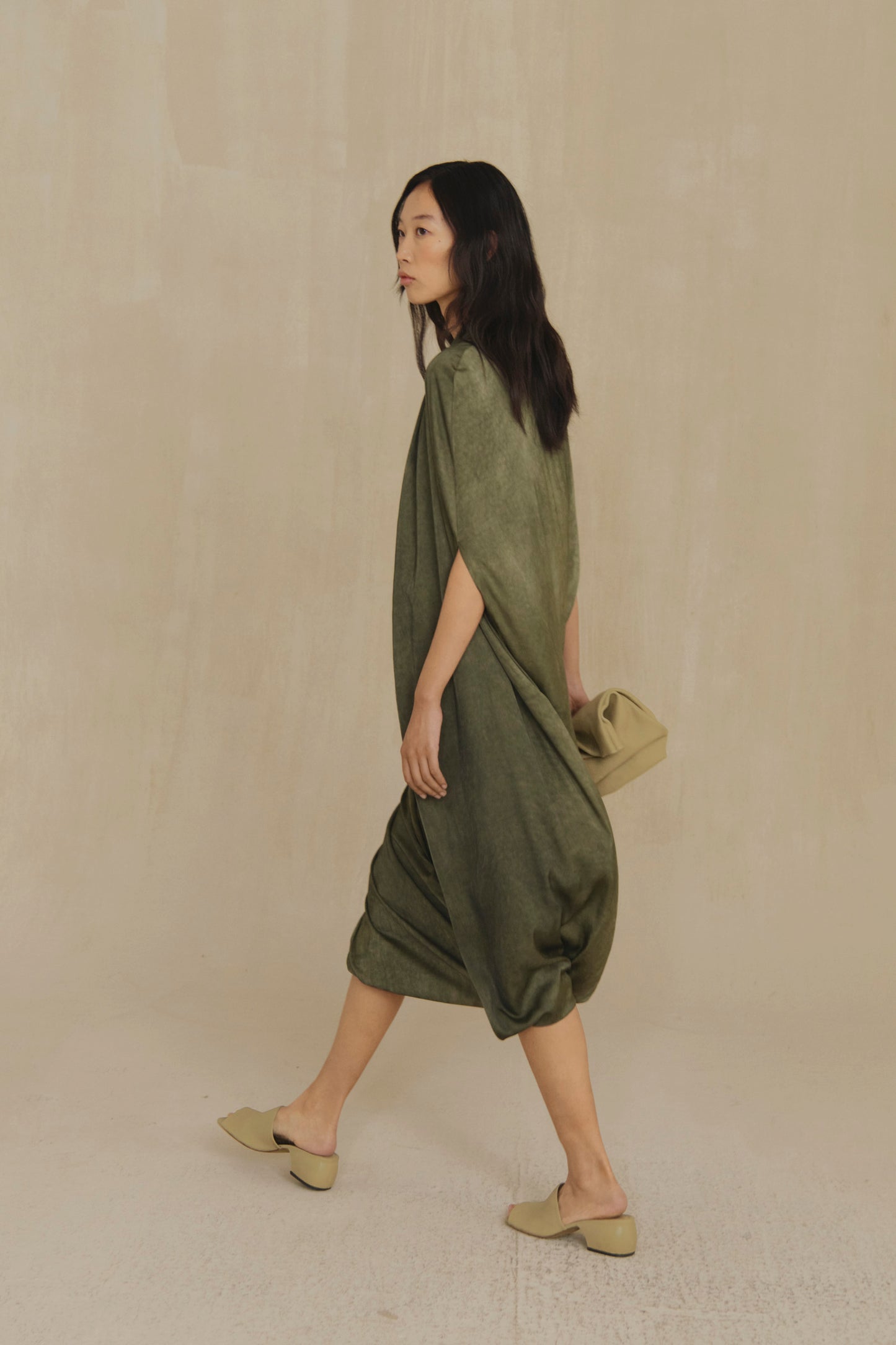 Mars, vestido midi perla maltinto