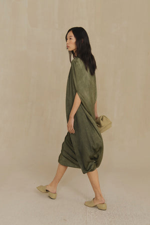 Mars, vestido midi perla maltinto