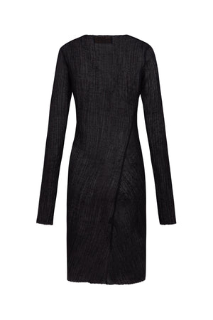 Maryam, vestido en lana virgen negro