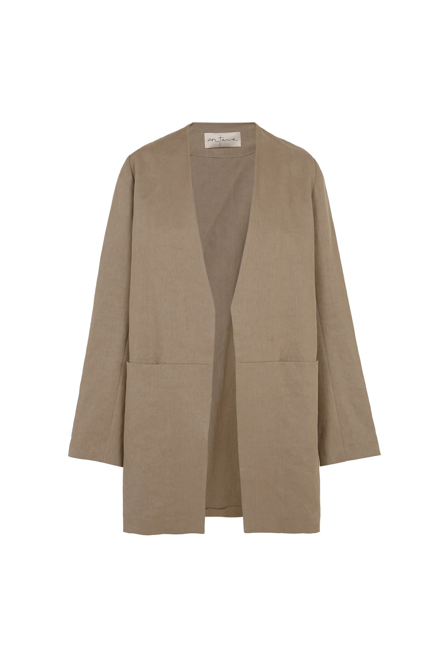 Mas, mink linen jacket