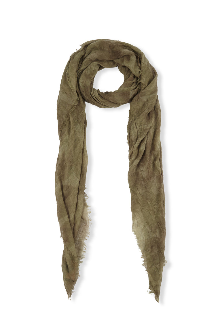 Mat, fade khaki green foulard