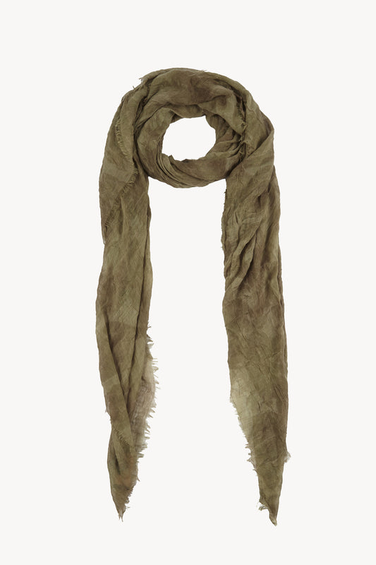 Mat, fade khaki green foulard