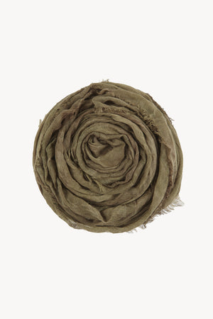 Mat, foulard maltinto verde kaki