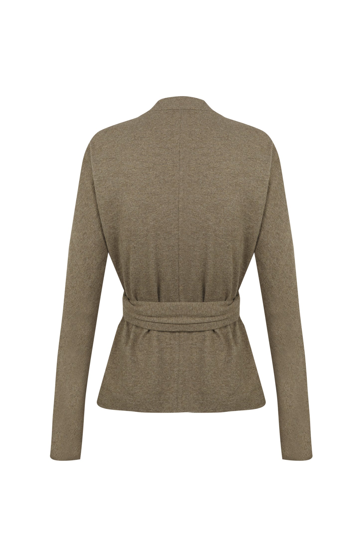 Mate, khaki melange wool & cashmere jacket