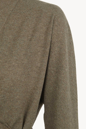 Mate, khaki melange wool & cashmere jacket