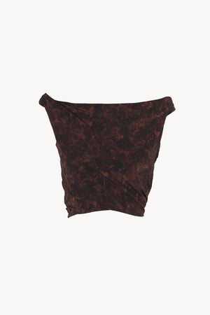 Mathilda, mata print crop top