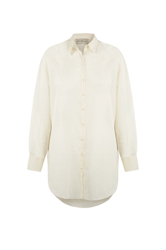 Matias, ecru cotton shirt