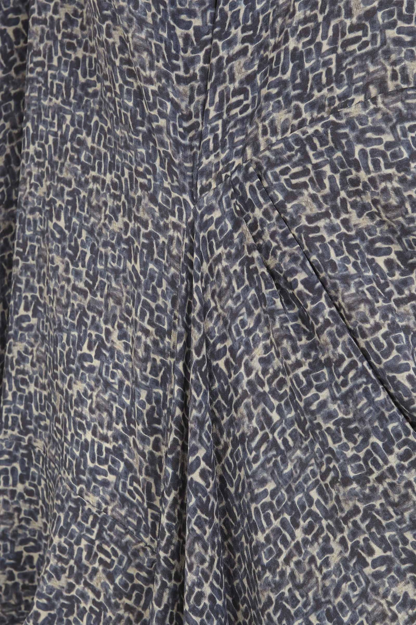 Mayu, vestido de seda astra print