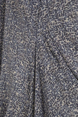 Mayu, vestido de seda astra print