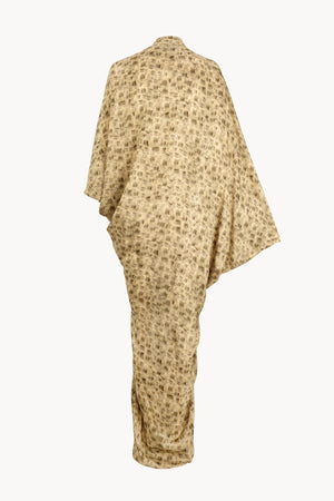 Mayu, vestido de cupro croma print