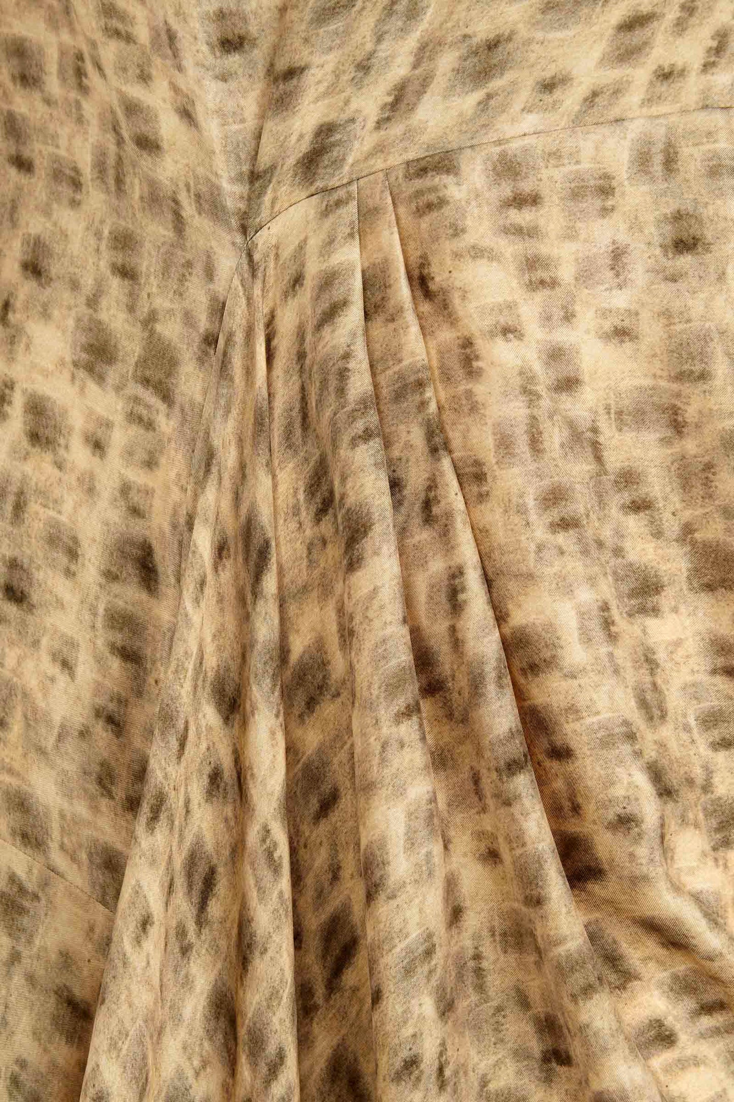 Mayu, vestido de cupro croma print