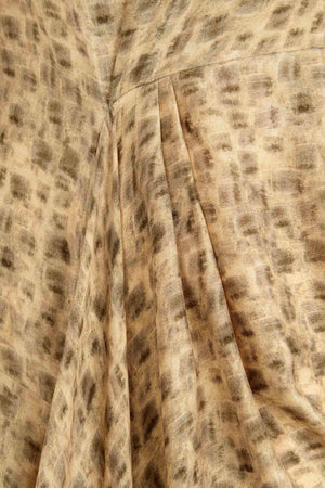 Mayu, vestido de cupro croma print