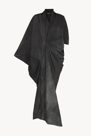Mayu, petroleum maltinto silk dress