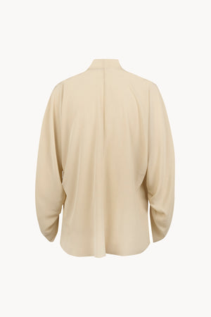 Medina, blusa de seda marfil