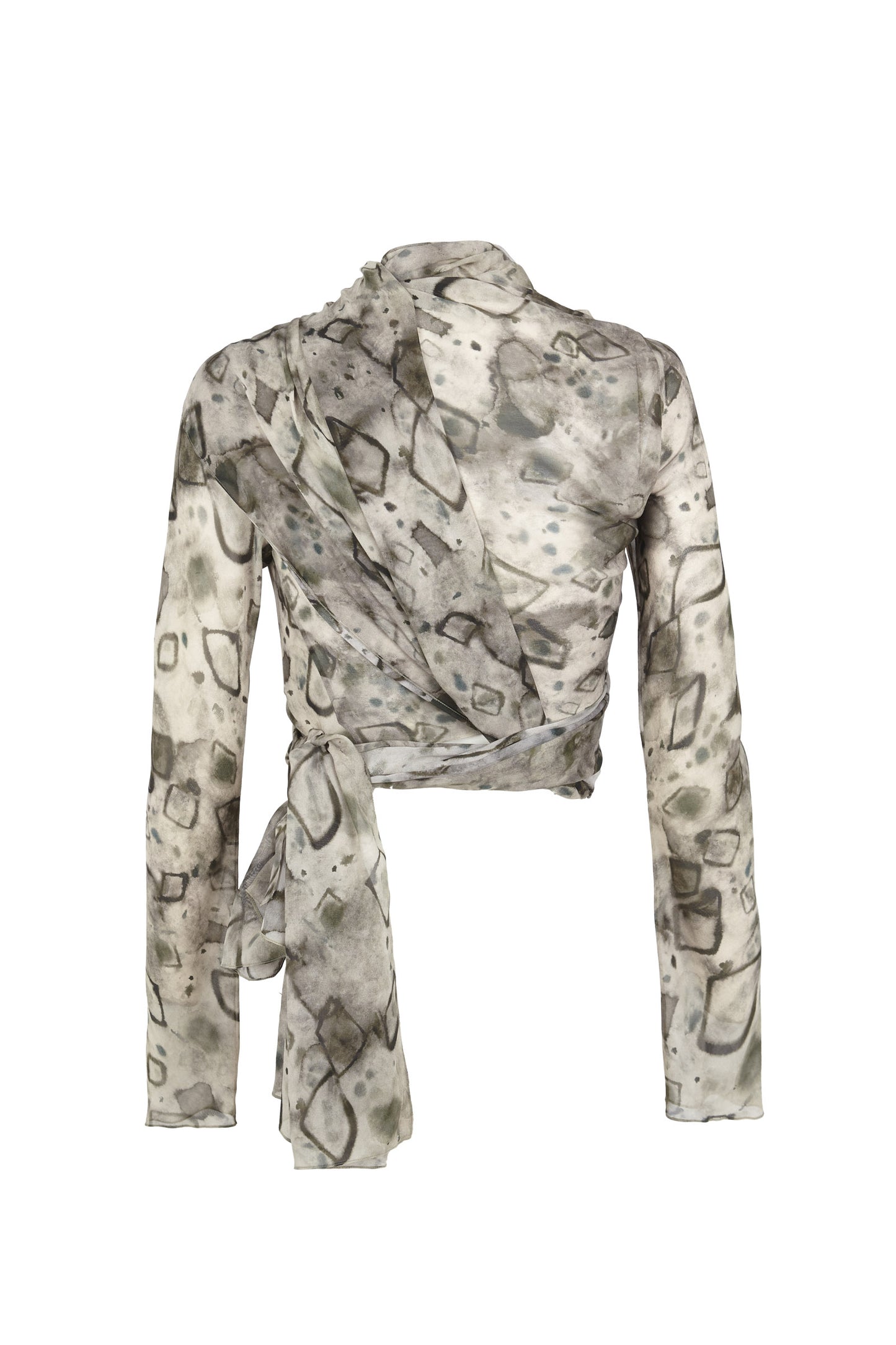 Meena, elmas print silk jacket