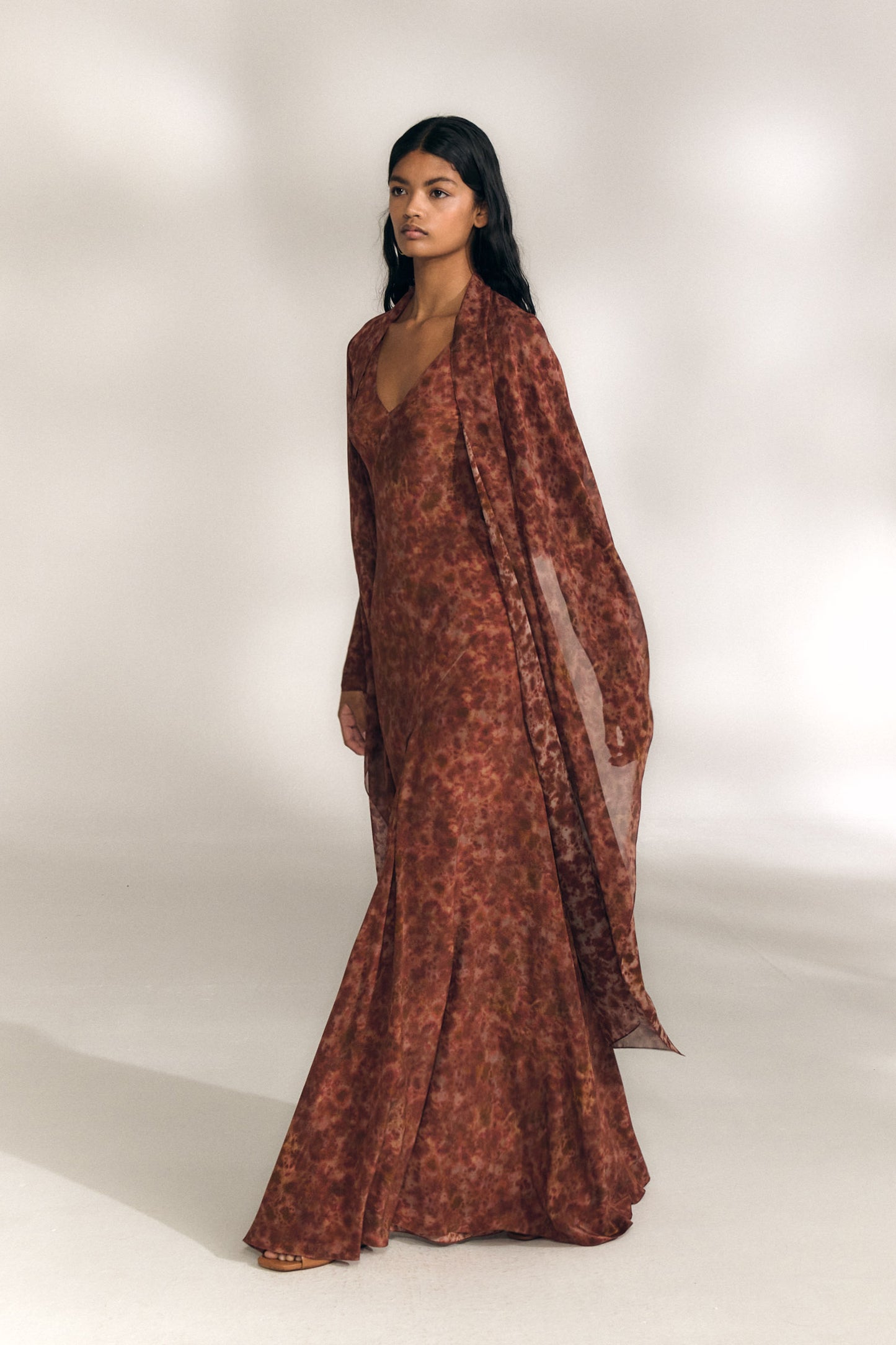 Meena, espurna print silk jacket