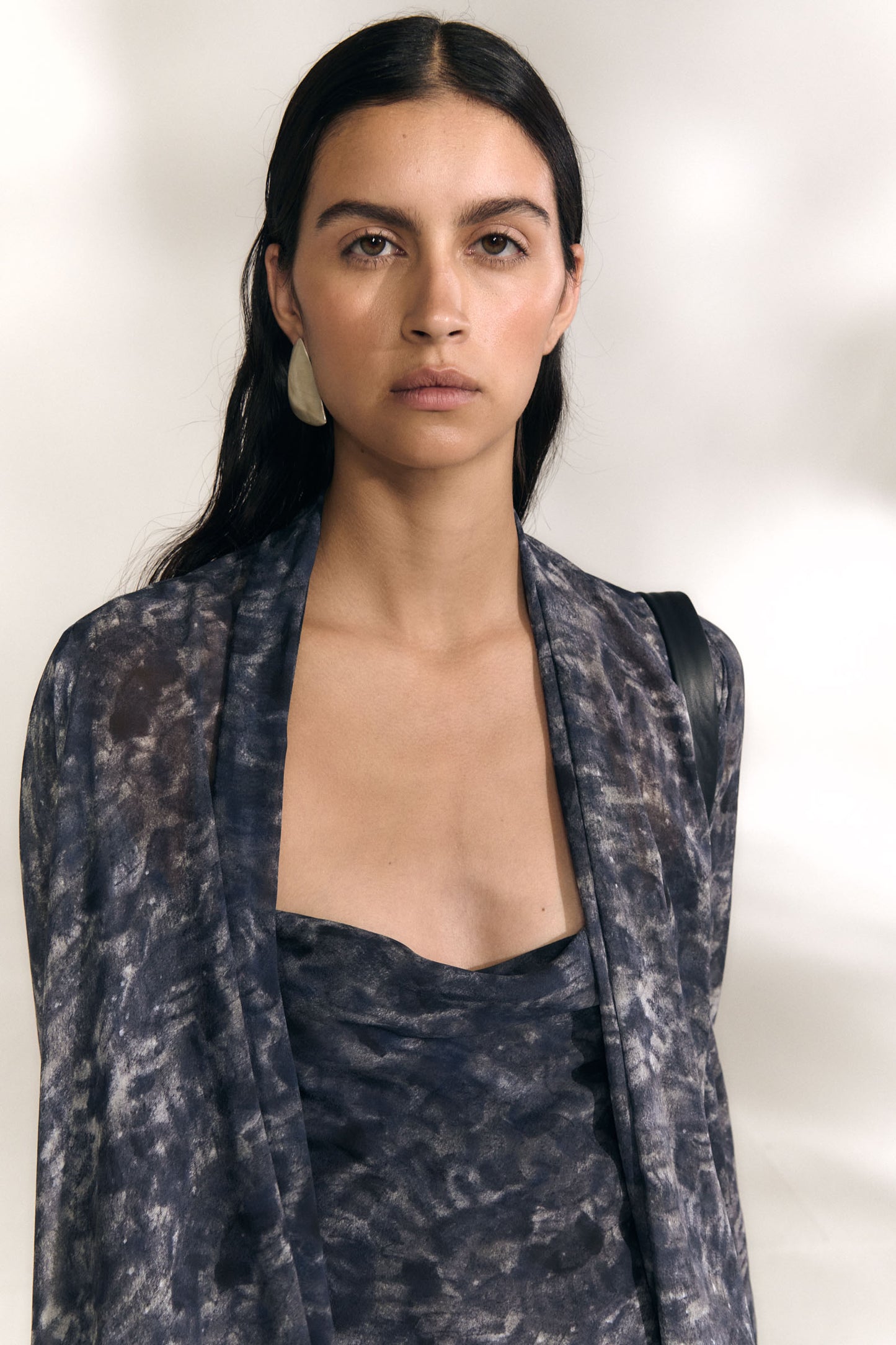 Meena, salina print silk jacket