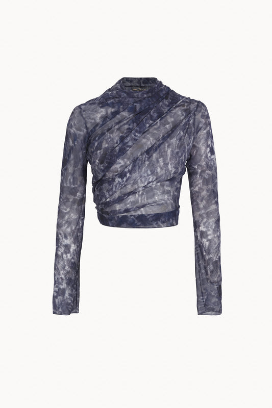 Meena, salina print silk jacket