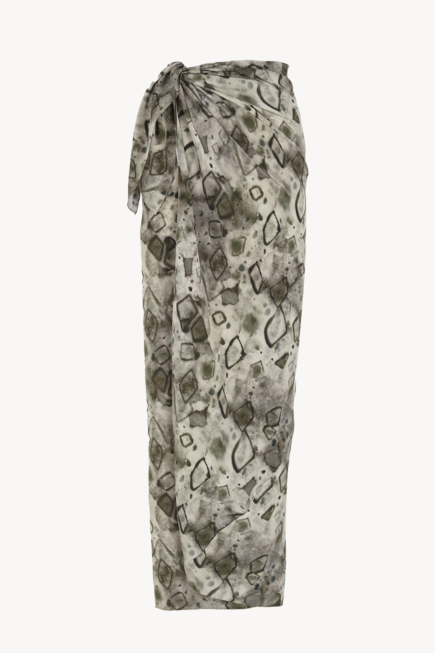 Pareo, falda de seda elmas print