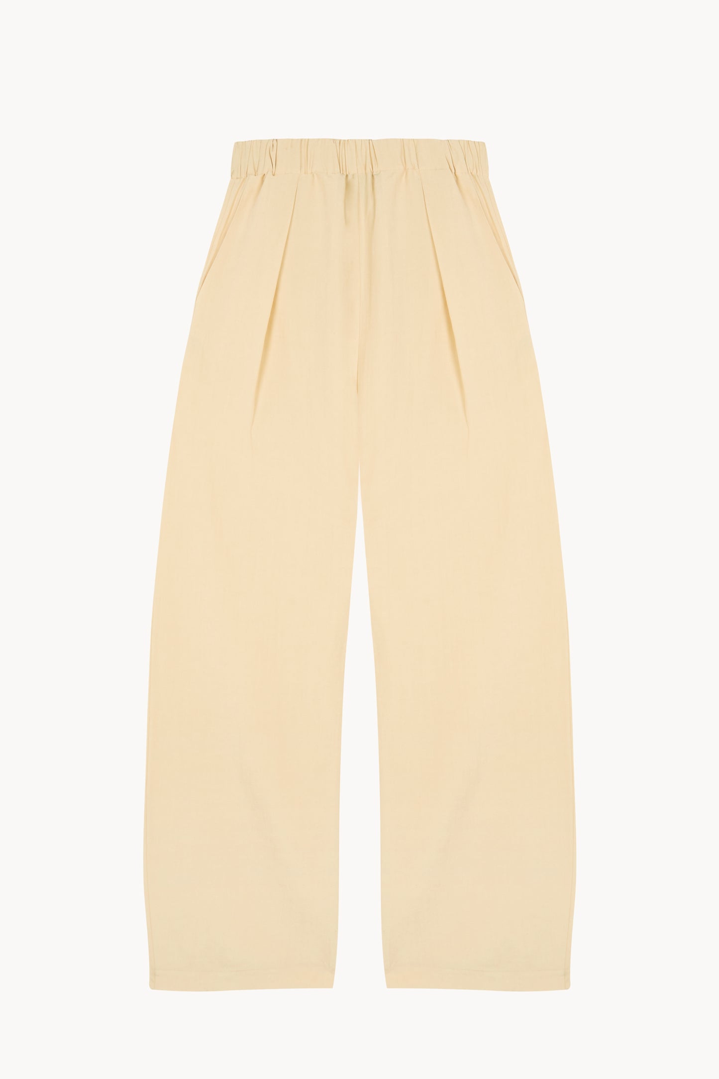 Mel, beige mares linen and silk pants