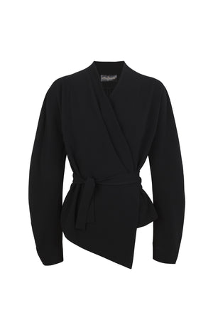 Midnight, stretch wool jacket