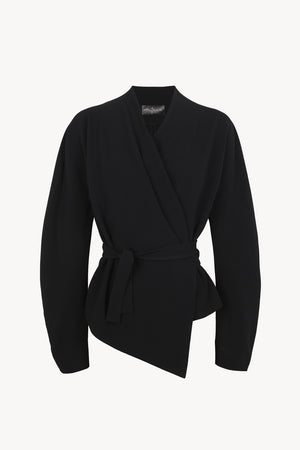 Midnight, chaqueta de lana stretch negra