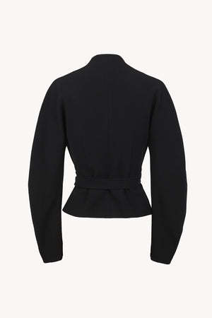 Midnight, chaqueta de lana stretch negra