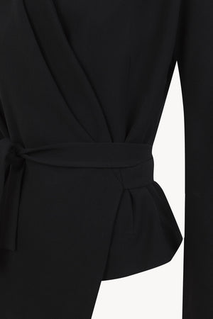 Midnight, chaqueta de lana stretch negra